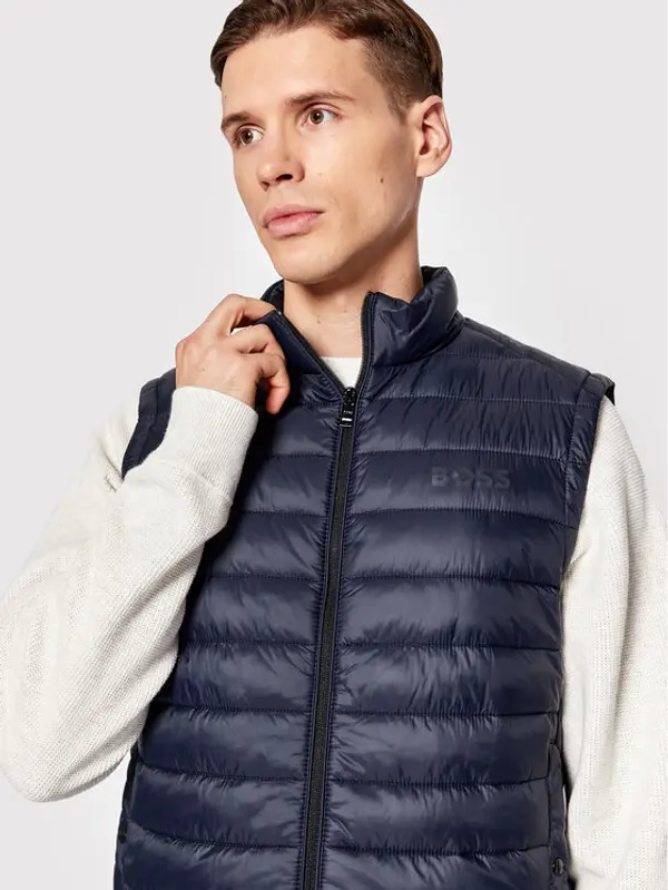 Boss Boss Prsluk Calano 50471854 Tamnoplava Regular Fit
