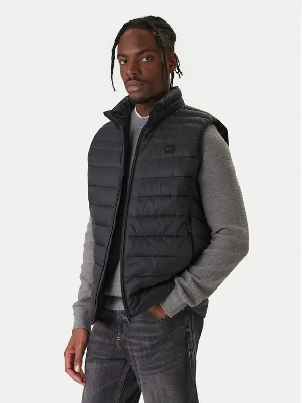 Boss BOSS Prsluk Odeno 50549243 Crna Slim Fit