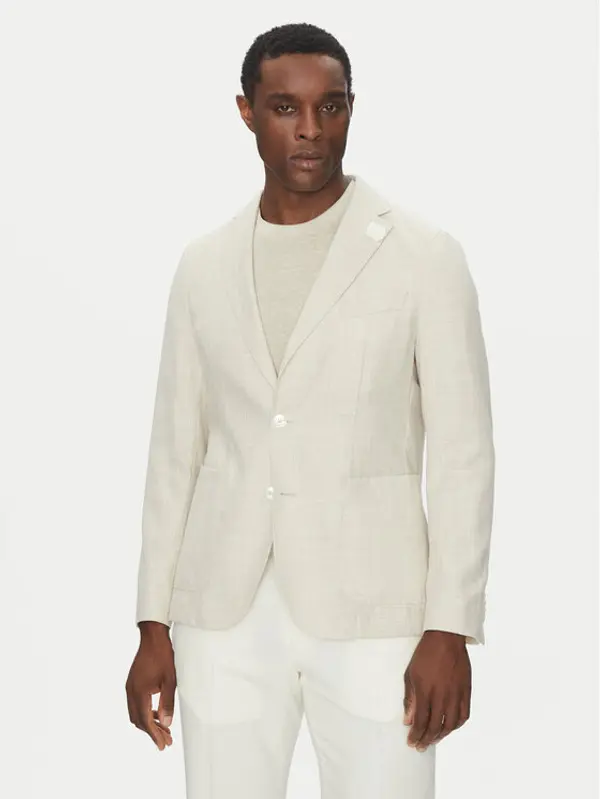 Boss BOSS Sakoi C-Hanry-252 50540742 Écru Slim Fit