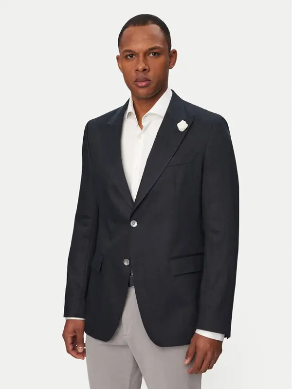 Boss BOSS Sakoi Hutson Peak 262 50561857 Plava Slim Fit