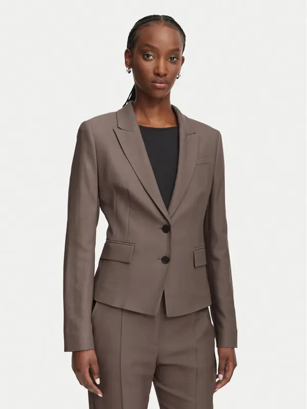 Boss BOSS Sakoi Jia18 50564479 Smeđa Slim Fit