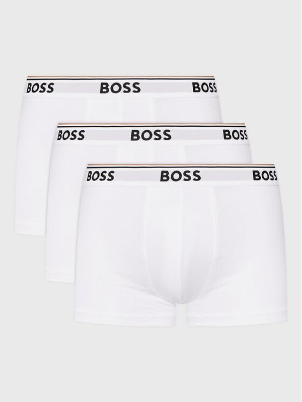 Boss Boss Set od 3 para bokserica Power 50475274 Bijela