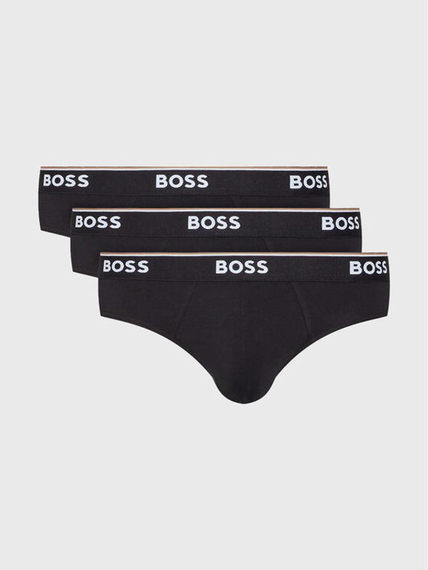 Boss Boss Set od 3 para muških slip gaća Power 50475273 Crna