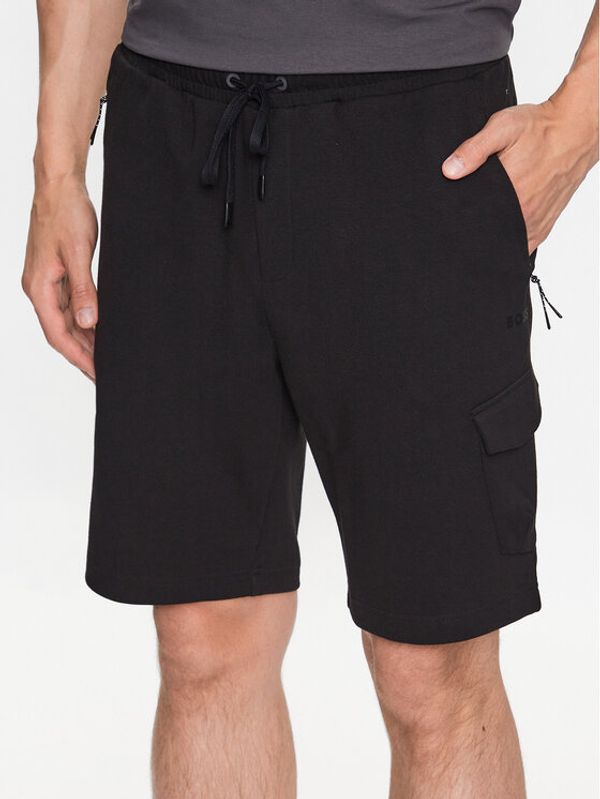 Boss Boss Sportske kratke hlače 50493479 Crna Regular Fit