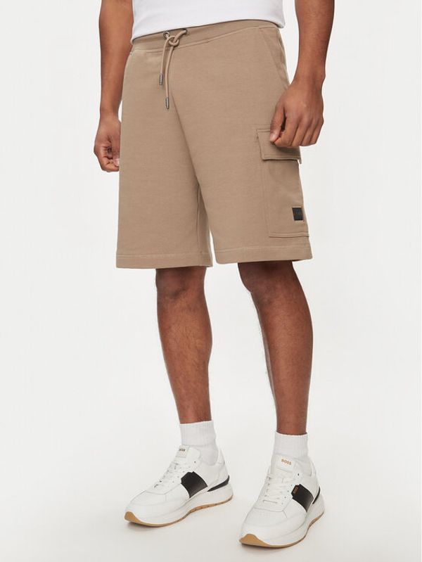 Boss Boss Sportske kratke hlače 50511591 Smeđa Relaxed Fit