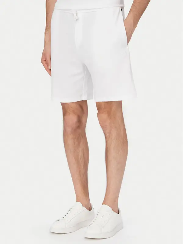 Boss BOSS Sportske kratke hlače 50535884 Bijela Regular Fit
