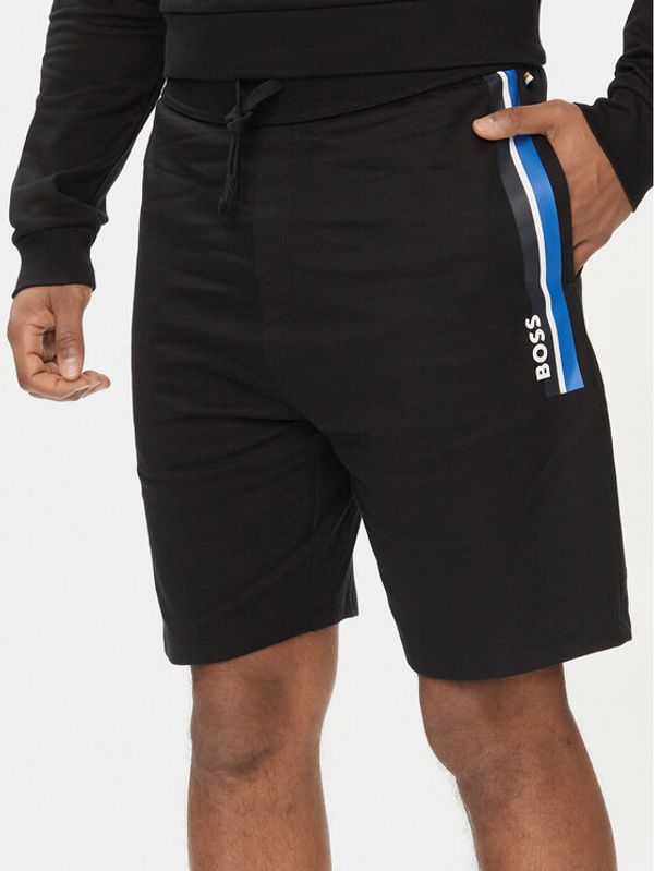 Boss Boss Sportske kratke hlače Authentic 50515162 Crna Regular Fit