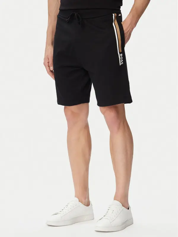 Boss BOSS Sportske kratke hlače Authentic 50554778 Crna Regular Fit