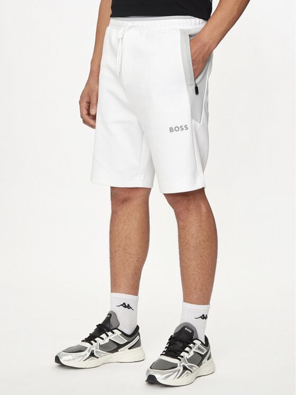 Boss Boss Sportske kratke hlače Headlo 1 50510348 Bijela Regular Fit