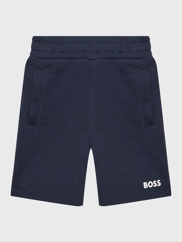 Boss Boss Sportske kratke hlače J24816 S Tamnoplava Regular Fit