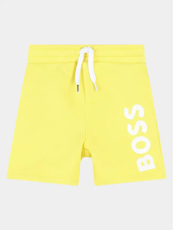 Boss Boss Sportske kratke hlače J50580 M Žuta Regular Fit