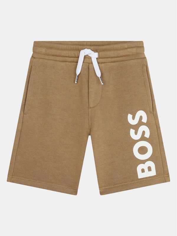 Boss Boss Sportske kratke hlače J50580 S Bež Regular Fit