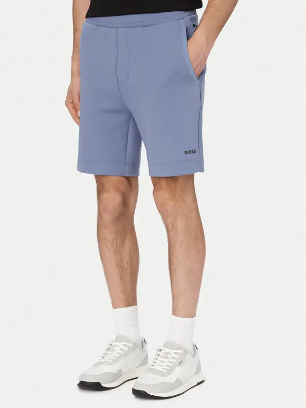 Boss BOSS Sportske kratke hlače Jt Globe Short 50558970 Svijetlo plava Regular Fit