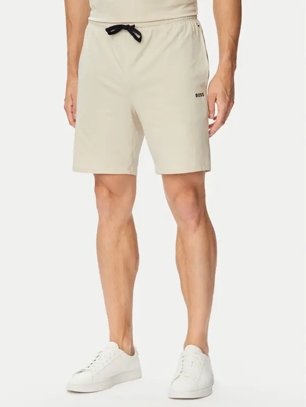 Boss BOSS Sportske kratke hlače Mix&Match 50515314 Krem Regular Fit