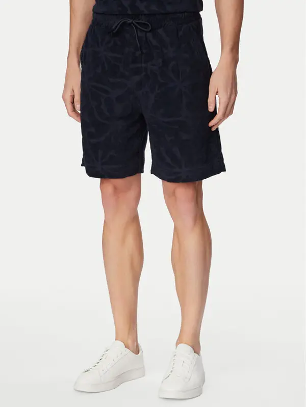 Boss BOSS Sportske kratke hlače Se_Flower 50566816 Tamnoplava Regular Fit