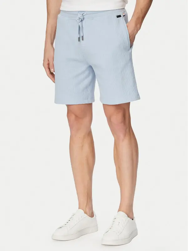 Boss BOSS Sportske kratke hlače Structure 50540581 Svijetlo plava Regular Fit