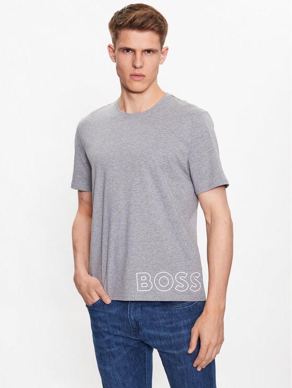 Boss Boss T-shirt 50472750 Siva Regular Fit