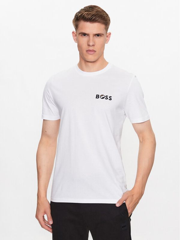 Boss Boss T-shirt 50489420 Bijela Regular Fit