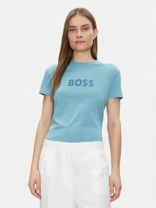 Boss BOSS T-shirt 50501139 Svijetloplava Regular Fit