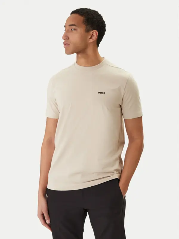 Boss BOSS T-shirt 50506373 Bež Regular Fit