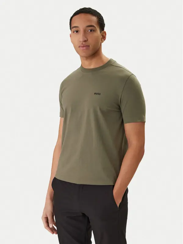 Boss BOSS T-shirt 50506373 Kaki Regular Fit