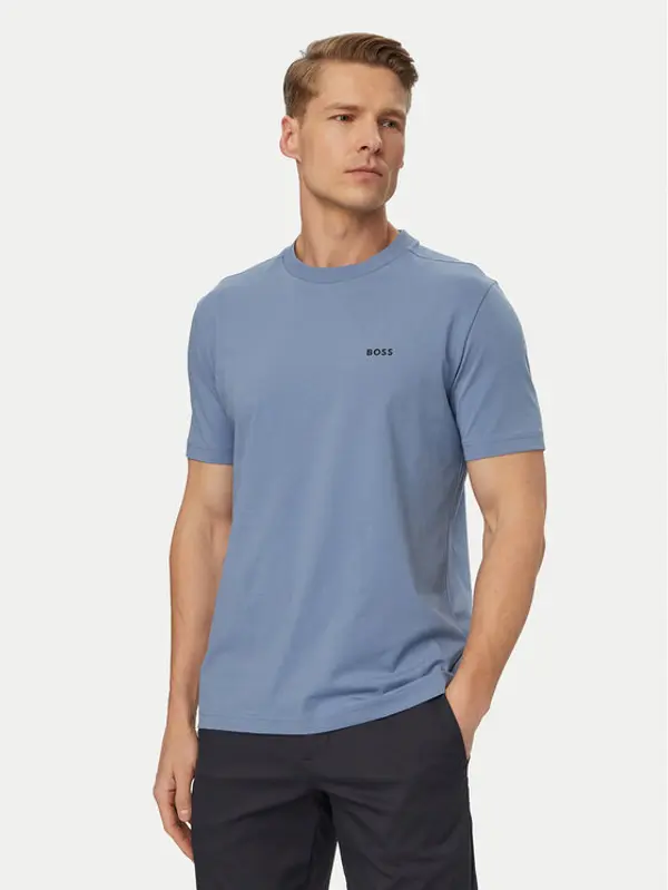 Boss BOSS T-shirt 50506373 Svijetlo plava Regular Fit