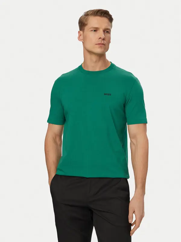 Boss BOSS T-shirt 50506373 Zelena Regular Fit