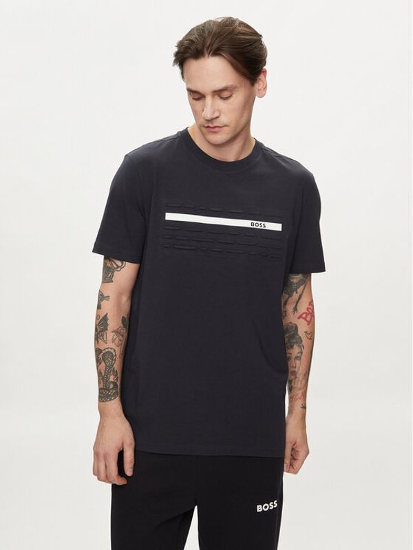 Boss Boss T-shirt 50513010 Tamnoplava Regular Fit