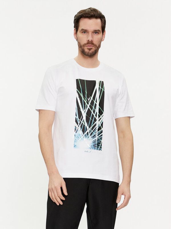 Boss Boss T-shirt 50514647 Bijela Regular Fit