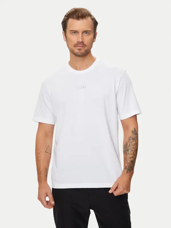 Boss Boss T-shirt 50519368 Bijela Oversize
