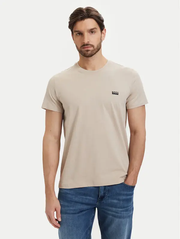 Boss BOSS T-shirt 50531401 Svijetlo bež Regular Fit