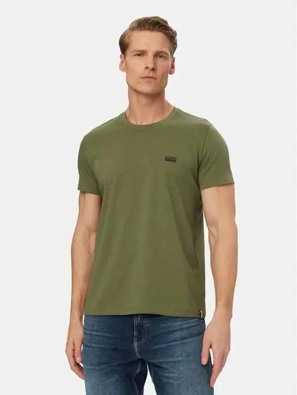 Boss BOSS T-shirt 50531401 Tamno zelena Regular Fit