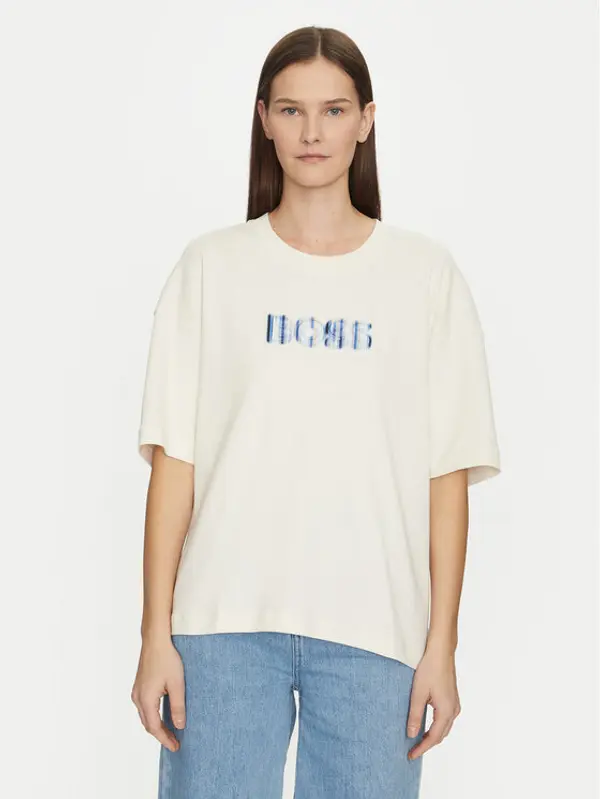 Boss BOSS T-shirt 50532093 Bijela Relaxed Fit