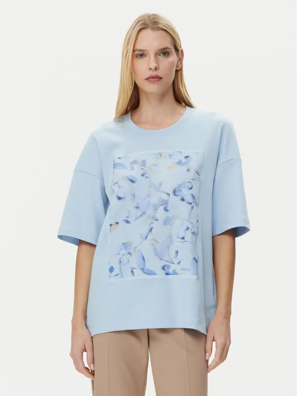 Boss BOSS T-shirt 50532093 Plava Relaxed Fit