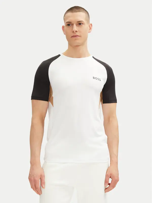 Boss BOSS T-shirt 50539114 Bijela Slim Fit