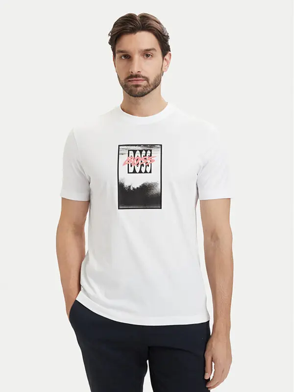 Boss BOSS T-shirt 50561846 Bijela Regular Fit