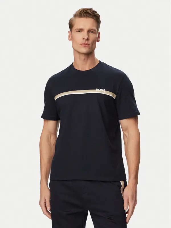 Boss BOSS T-shirt Authentic 50561470 Tamnoplava Regular Fit