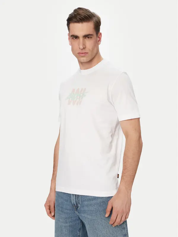 Boss BOSS T-shirt Bass 50561850 Bijela Regular Fit