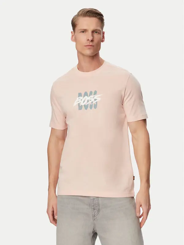 Boss BOSS T-shirt Bass 50561850 Ružičasta Regular Fit