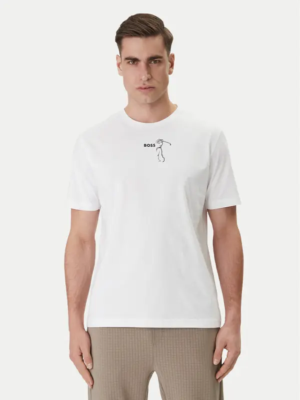 Boss BOSS T-shirt Birdie 50559387 Bijela Regular Fit