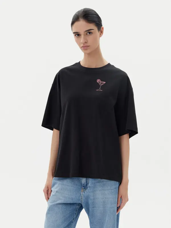 Boss BOSS T-shirt C_Eboyfriend_4 50540441 Crna Oversize