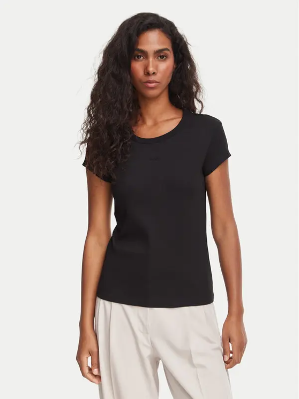 Boss BOSS T-shirt C_Ecute 50554675 Crna Slim Fit