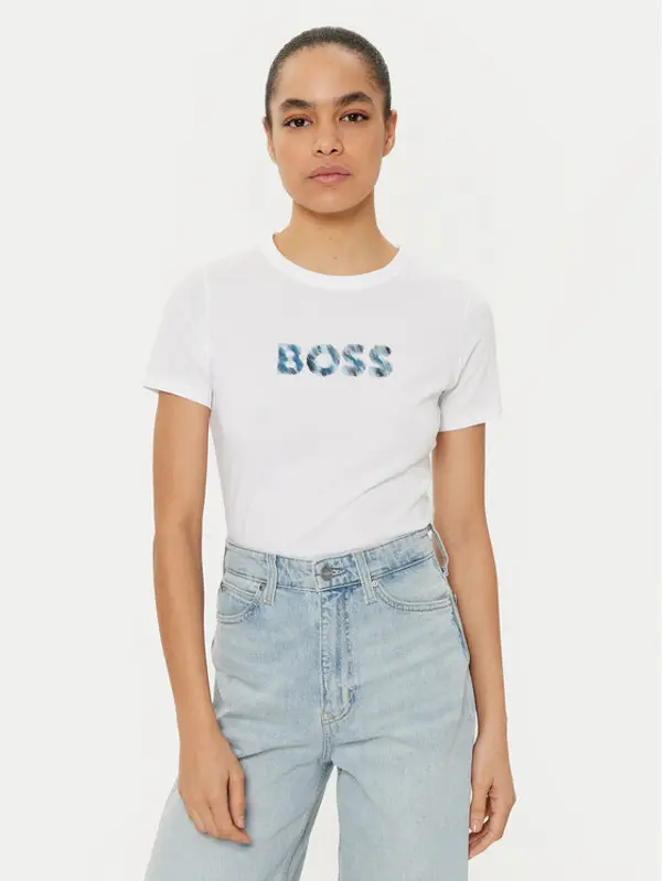 Boss BOSS T-shirt C_Elogo 50535322 Bijela Regular Fit