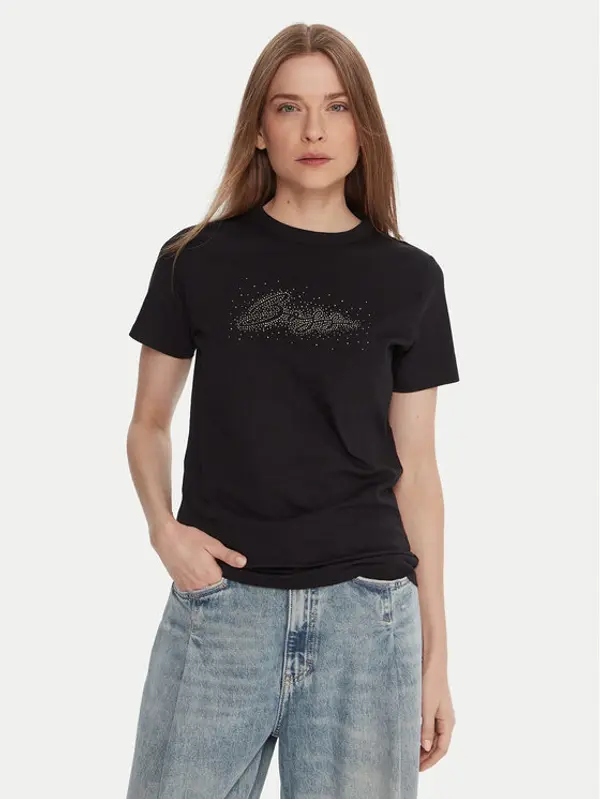 Boss BOSS T-shirt C_Elogo 50551428 Crna Slim Fit