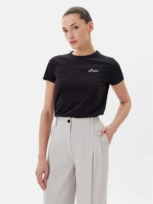 Boss BOSS T-shirt C_Elogo_20 50541343 Crna Slim Fit