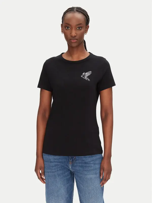 Boss BOSS T-shirt C_Elogo_21 50540260 Crna Slim Fit