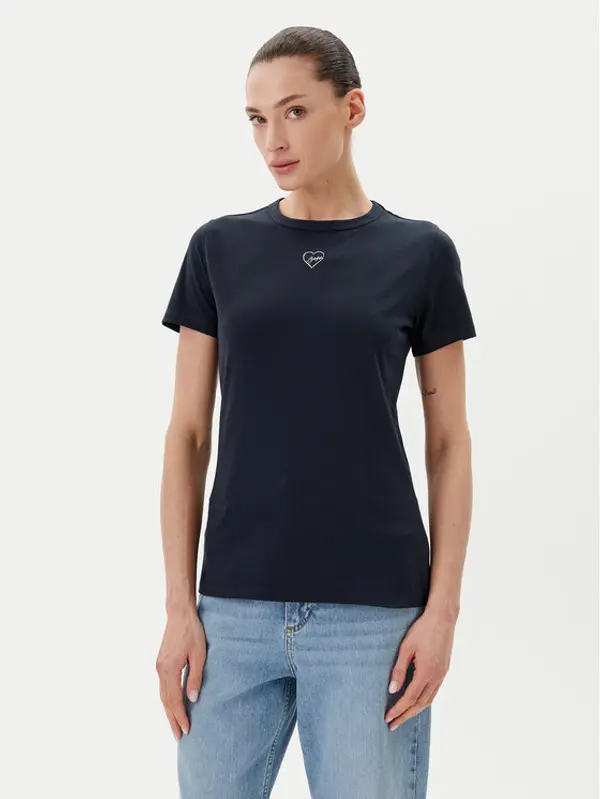 Boss BOSS T-shirt C_Elogo_21 50540260 Tamnoplava Slim Fit