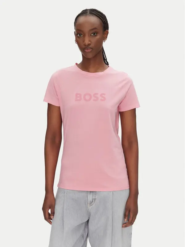 Boss BOSS T-shirt C_Elogo_5 50501139 Ružičasta Regular Fit