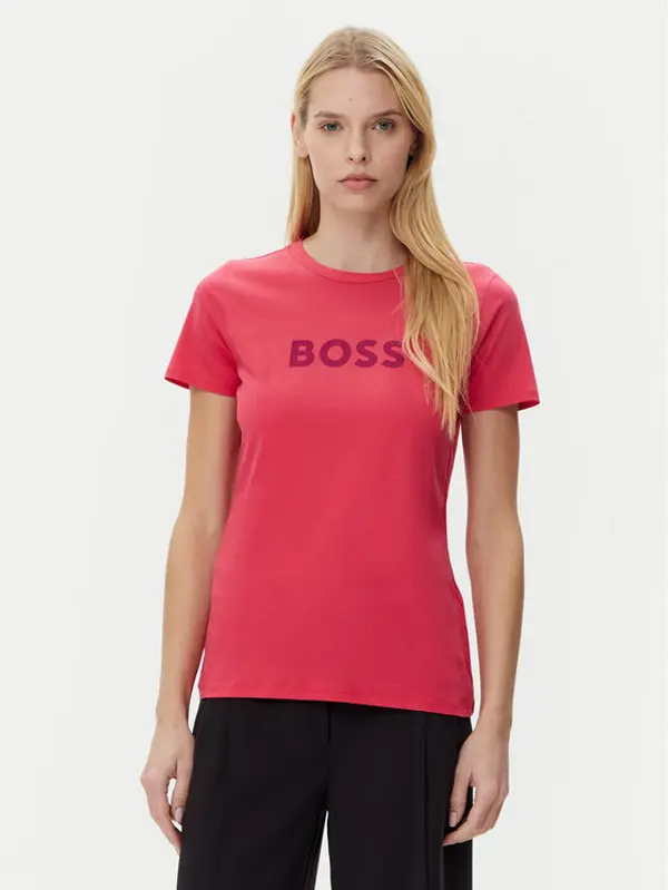 Boss BOSS T-shirt C_Elogo_5 50501139 Ružičasta Regular Fit