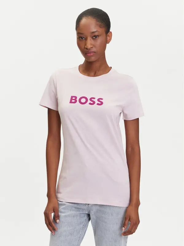 Boss BOSS T-shirt C_Elogo_5 50501139 Ružičasta Regular Fit